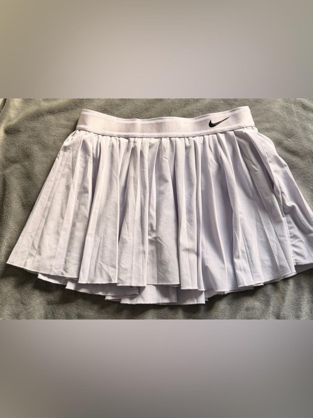 Nike Pleated Athletic Skort Skirt with Shorts Lavender Large